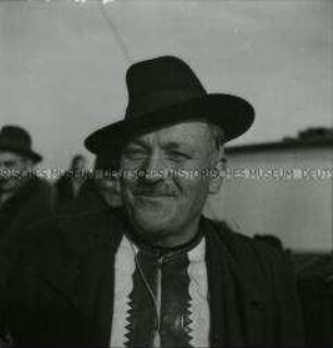 Porträt eines Bauern in Cobadin in der Dobrudscha