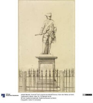 General Fürst Leopold von Anhalt-Dessau. Nach der Statue auf dem Zietenplatz in Berlin