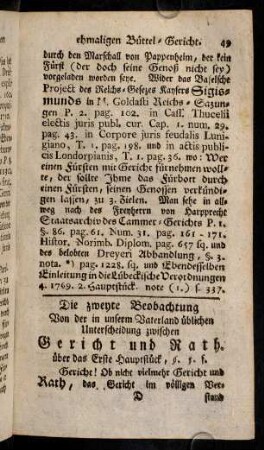 49-56, Die Zweyte Beobachtung