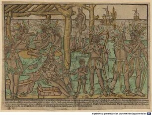 Dise figur anzaigt uns das volck und insel die gefunden ist durch den cristenlichen künig zu Portigal oder von seinen underthonen ...