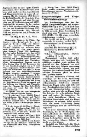 Kommunale Fürsorge in Polen [Fürsorgewesen]