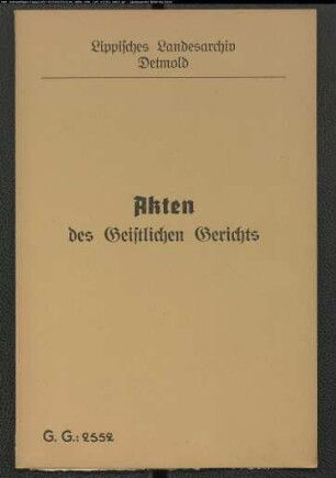 Infolge der Versetzung des Pastors Simon Brade von Talle nach Falkenhagen, sollen die übrigen 5 Pastöre des Amtes Varenholz (Hohenhausen, Langenholzhausen, Silixen, Almena, Lüdenhausen) abwechselnd in Talle predigen usw. bis die Stelle wieder besetzt ist.