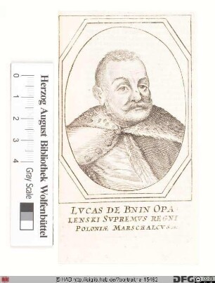 Bildnis Łukasz Opalinski, Graf von Bnin