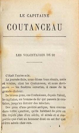 Le capitaine Coutanceau : Par Émile Gaboriau