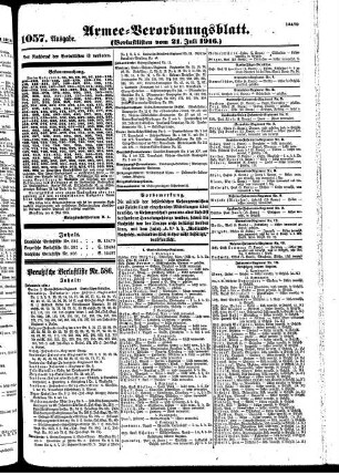1057.Ausgabe. Freitag, 21. Juli 1916