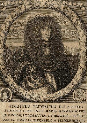 Bildnis von August (1646-1705), Bischof von Lübeck, Herzog von Schleswig-Holstein-Gottorf