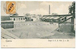 Deutsches Militärlager in Tientsin