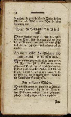 Wenn die Nachgeburt nicht fort will