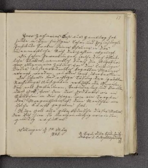 R. Vogel. – Dillingen, 14.03.1845