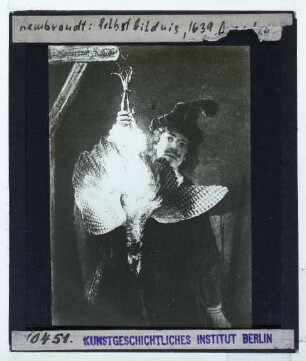 Rembrandt, Selbstbildnis als Rohrdommeljäger (Dresden GAM 1561)