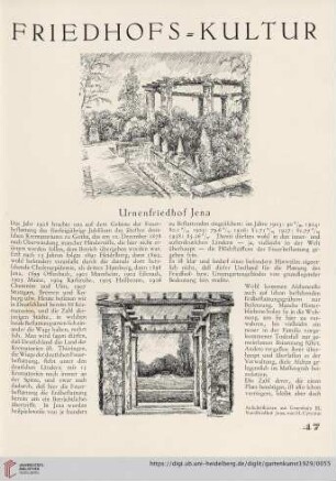 Urnenfriedhof Jena