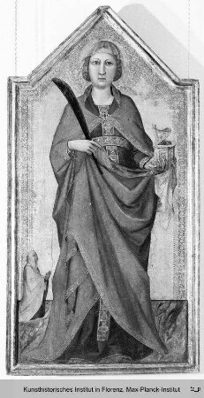 Heilige Lucia mit Stifterin