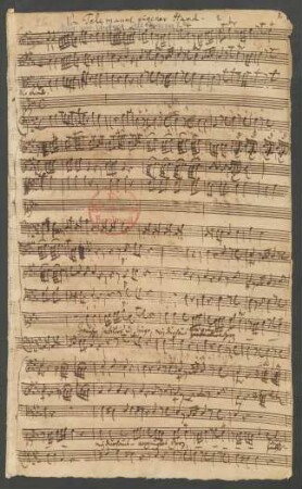 Bürgerkapitänsmusik 1730; V (X), Coro, orch