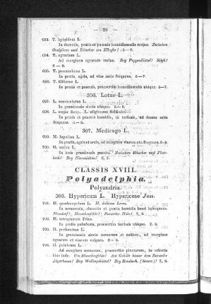 Classis XVIII. Polydelphia.
