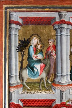 Jakobusaltar — Szenen aus der Legende um Jesus Christus — Flucht nach Ägypten