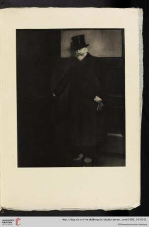 [Eduard J. [Jean] Steichen, II. William M. [Merritt] Chase, photogravure from original negative, reproduced under Steichen’s personal direction]