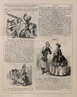 "Populärwissenschaftlicher Vortrag aus dem Gebiete der höheren Botanik von Professor Populorum" "Zeitbild"