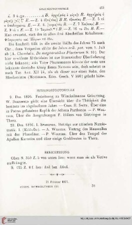 Berichtigung