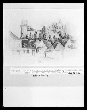 Pierrefonds: Ansicht Schlossruine