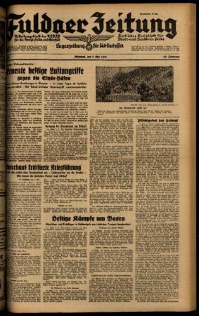 Ausgabe vom Mittwoch, den 07. Mai 1941.