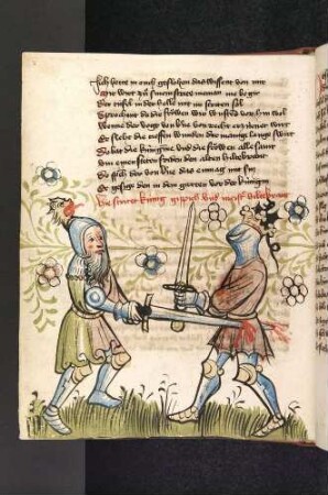 Zweikampf zwischen Hildebrand und König Gibeche