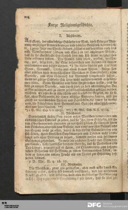 Kurze Religionsgeschichte.