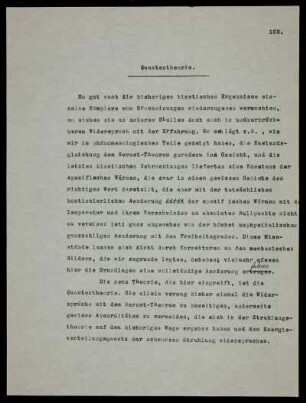 Quantentheorie