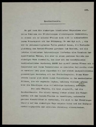 Quantentheorie