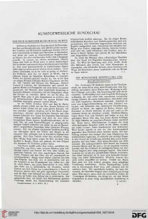 Kunstgewerbliche Rundschau
