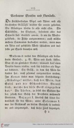 Verbotene Speisen und Getränke