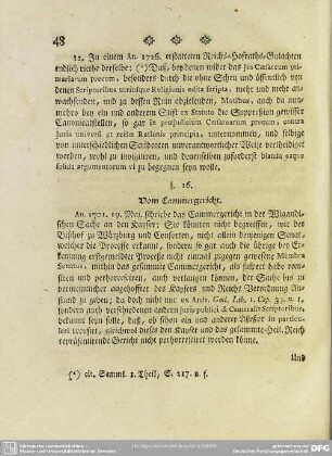 §. 16. Vom Cammergericht