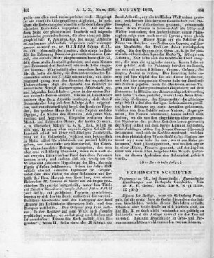 Häberlin, K. L.: Romantische Erzählungen aus Portugal´s Geschichte. Frankfurt: Sauerländer 1834