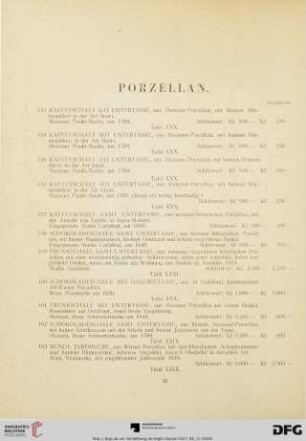 Porzellan (Nr. 153-183)