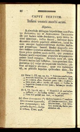 Caput Tertium. Infimi ventris morbi acuti.