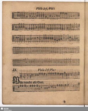 IX. Nun dancket alle Gott.