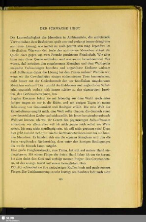 Der Schwache Siegt