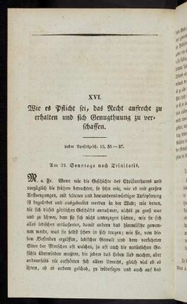 518-527, XVI. Wie es Pflicht sei, das Recht aufrecht zu erhalten...