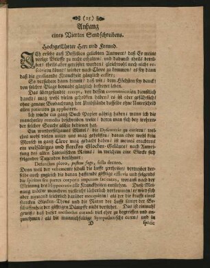 Anhang eines Vierten Sendschreibens.