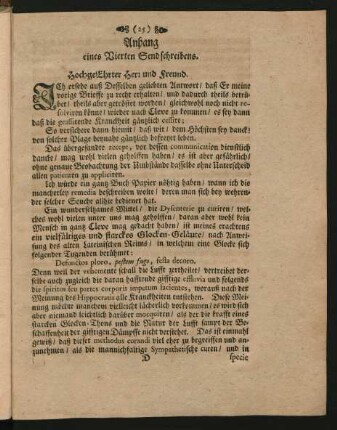 Anhang eines Vierten Sendschreibens.