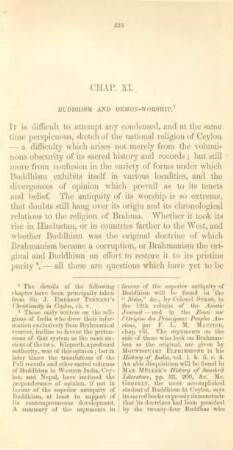Chap. XI. Buddhism and demon-worship