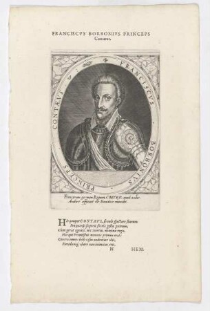 Bildnis des Franciscus de Borbonius Contaeus