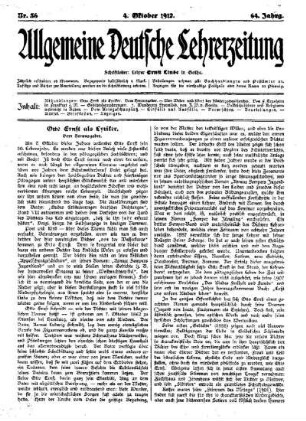 Otto Ernst als Lyriker