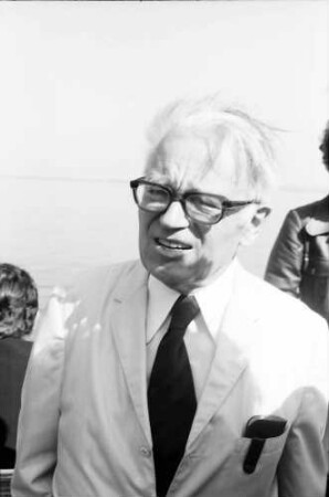 24. Tagung 1974 Chemiker; Bodenseefahrt: Gerhard Herzberg