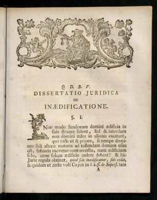 3-16, Dissertatio Juridica de Inaedificatione