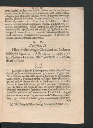 Porisma II.