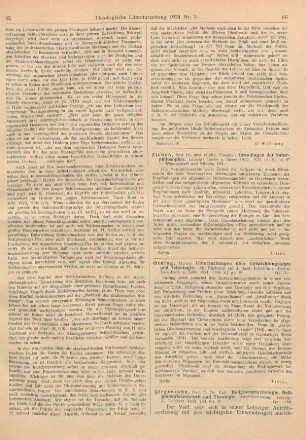 66-67 [Rezension] Girgensohn, Karl, Religionspsychologie, Religionswissenschaft und Theologie