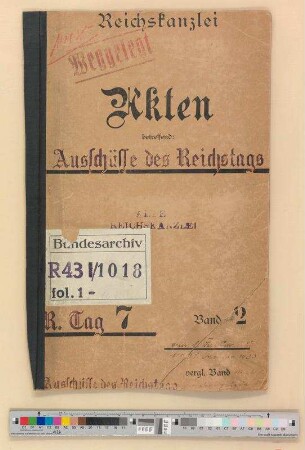 Ausschüsse des Reichstags: Bd. 2