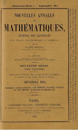 Septembre 1881.
