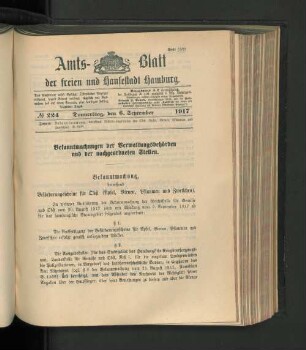 No. 224, 6. September 1917
