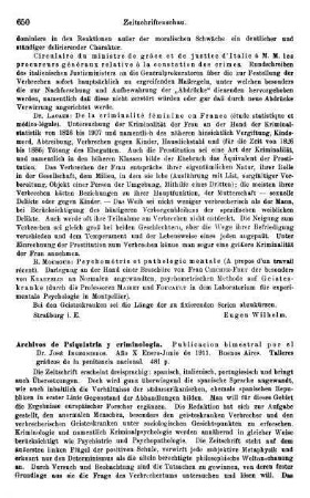 650-651, Archivos de Psiqiatria y criminologia. 1911
